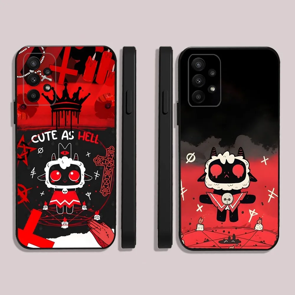 Game C- Cult Of The Lamb  Phone Case For Samsung S24,23,22,30,21,10,9,Ultra,Plus,Lite,FE,5G Black Soft Case