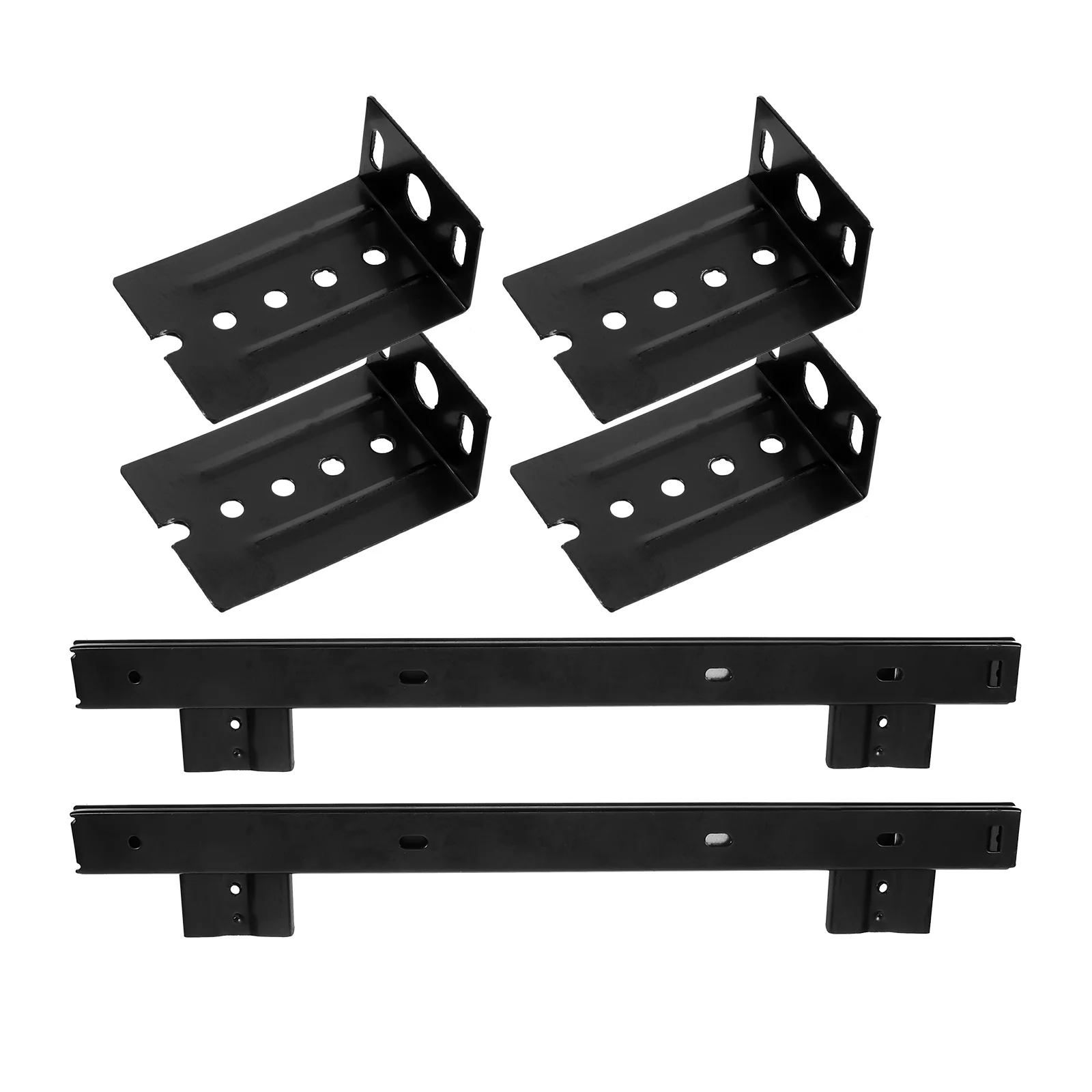

1 set 1 Set Heavy Duty Keyboard Slides Side Mount Full Extension Track Rails For Desk Drawer Cabinet Computer Workstation