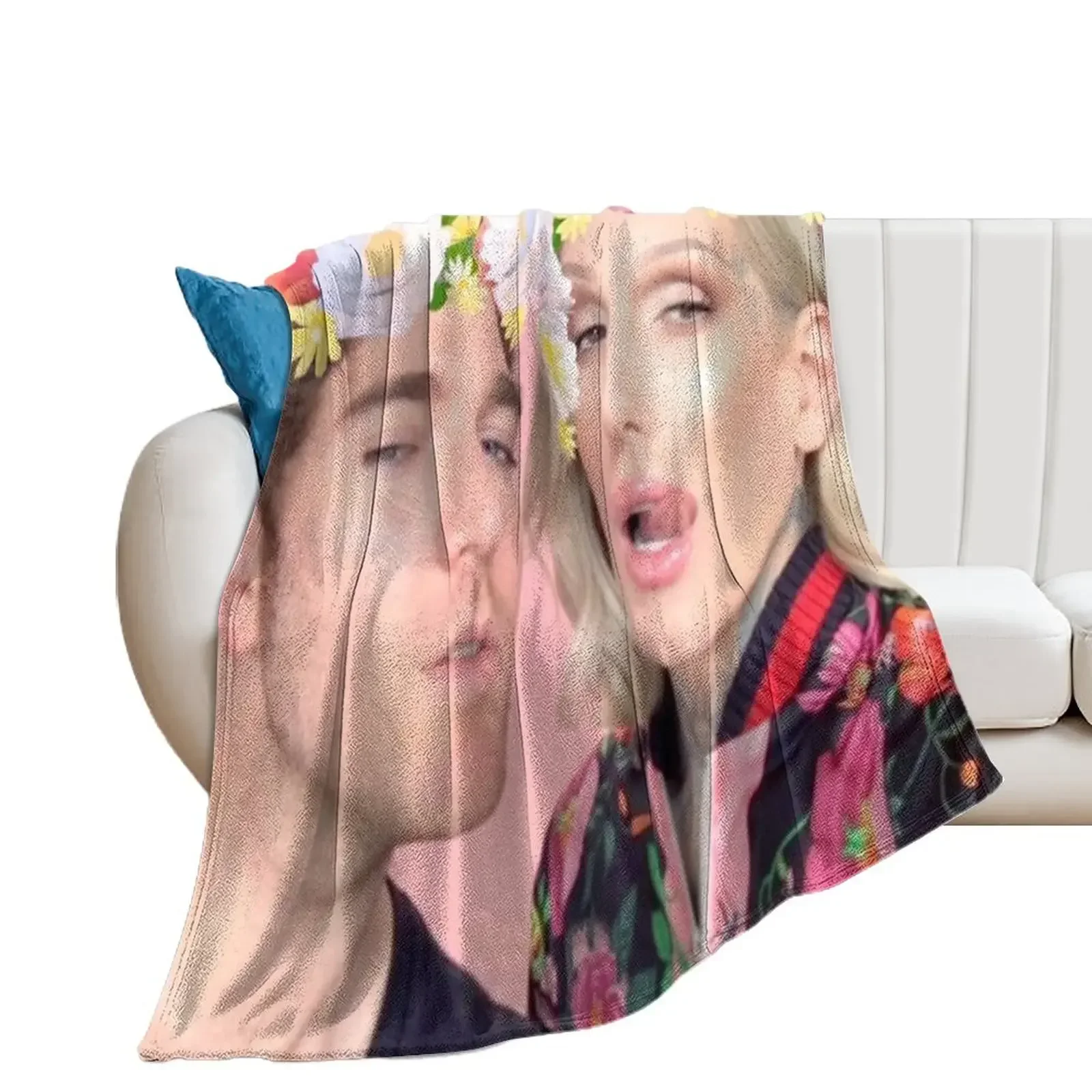 Shane and Jeffree snapchat Throw Blanket Bed Decorative Sofa Blankets