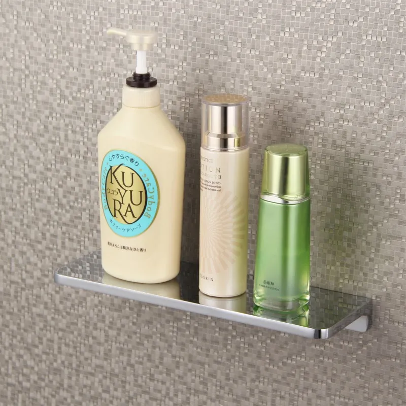 

All copper storage bathroom cosmetic rack wall hanging black shelf bathroom hardware pendant