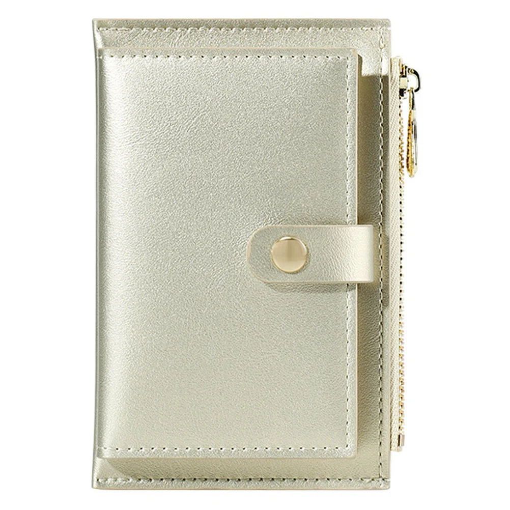 Durable Small Lightweight PU Wallet for Women Multi Pocket Design Credit Card Coin Purse Travel Shopping Birthday Gift