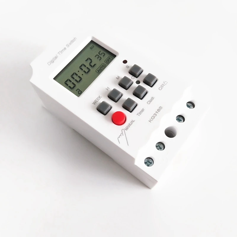 220VAC 25A KG316S Digital 1 Second Timer Switch Control To Seconds Timer Automatic Electronic Programmable Power Timer Switch