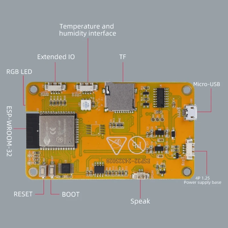 Макетная плата ESP32, совместимая с MCU + Wifi + интеллектуальный модуль дисплея 3 в 1, дисплей 2,8 дюйма 240x320 TFT