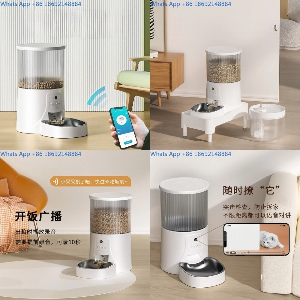 

Automatic Feeder for Cats and Dogs Smart Food Dispenser with Timer and Portion Control