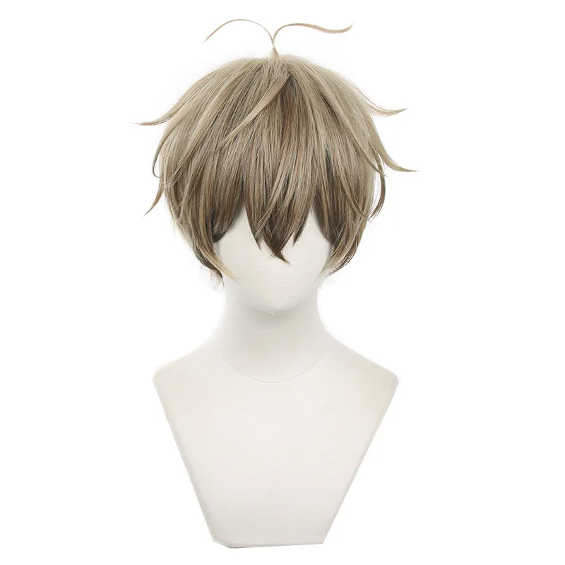 Vtuber Nijisanji Alban Knox Cosplay Wig Noctyx Short Gradient Heat Resistant Wig  Halloween Party Role Play