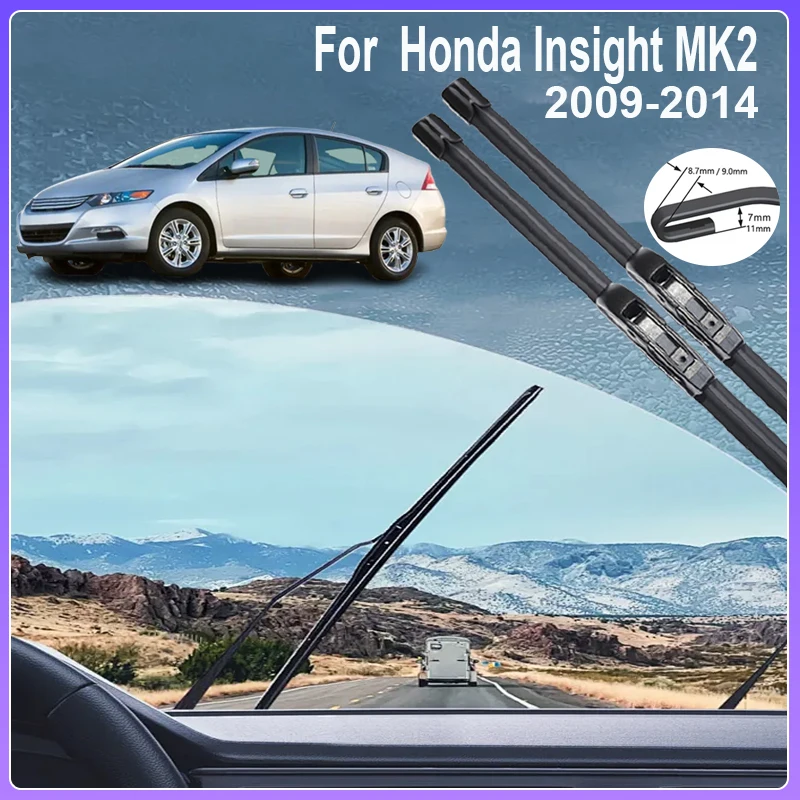 

Auto Rain Brushe For Honda Insight MK2 II Accessories 2009~2014 2011 2012 2013 2014 Car Window Windshield Windscreen Wiper Parts