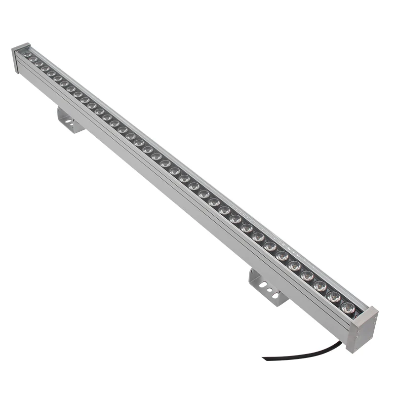 Outdoor IP65 Waterproof Architectural Lighting 54W RGB 3in1 Dmx512 Rgb 36w Led Wall Washer Light for Building