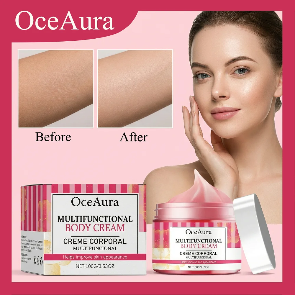 

OCEAURA 100G Многофункциональный крем для тела: повышает эластичность кожи, глубоко увлажняет и питает, уменьшает морщины, восстанавливает кожу