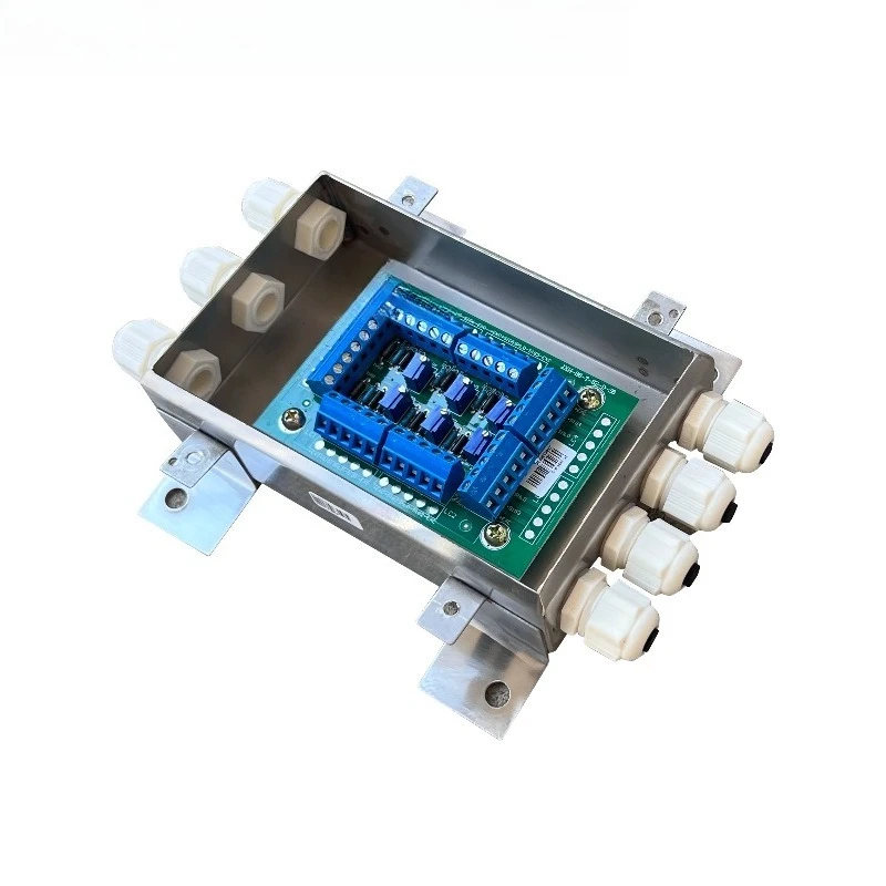 6-way H-Type Analog Stainless Steel Waterproof Junction Box, Electric Load Cell Junction Box With Surge Protection