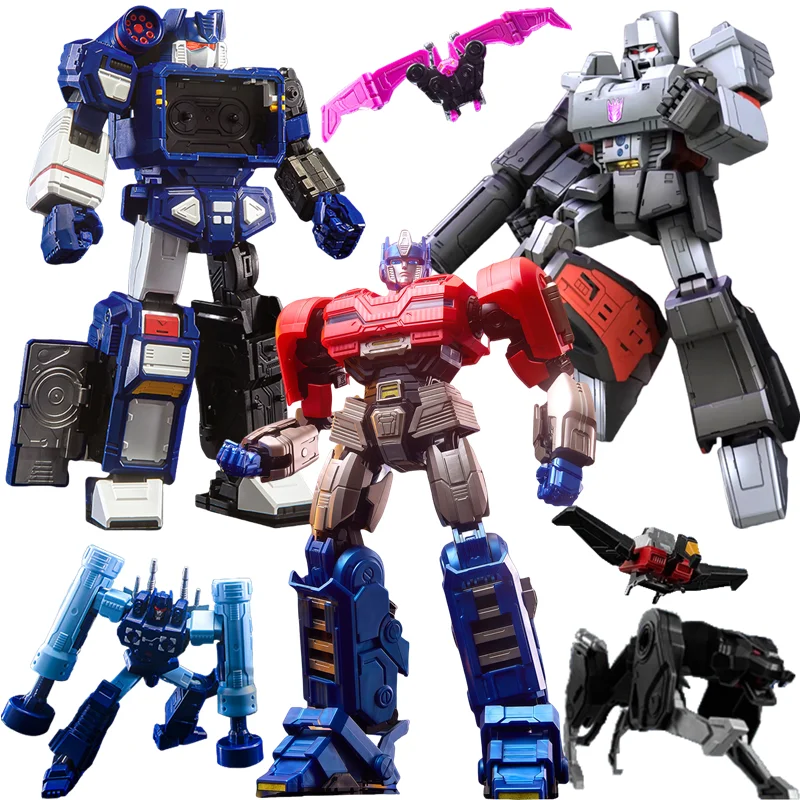 

BLOKEES LED Transformation G1 Megatron Soundwave Orion Pax Legendary Edition Action Figure Building Block Toys Birthday Gifts