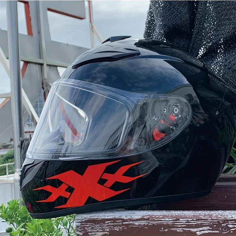 1 Par de Adesivos XX Racing, Vinil à Prova d'Água para Carroceria de Motocicleta, Capacete e Carenagem, Várias Cores Disponíveis