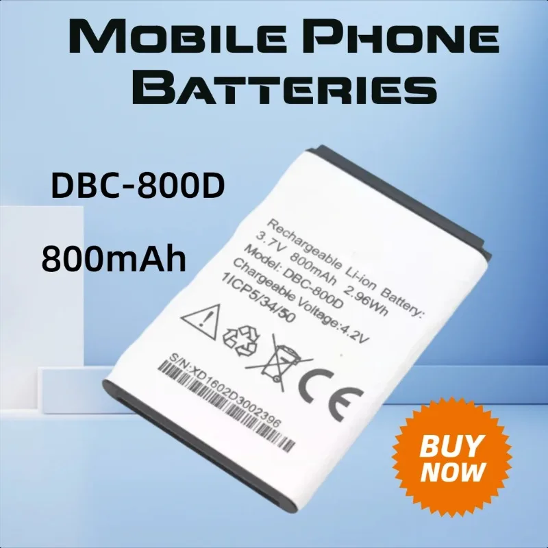 

800MAH DBC-800D for Doro Phone Easy 6520 6050 6526 6030 6620 Battery