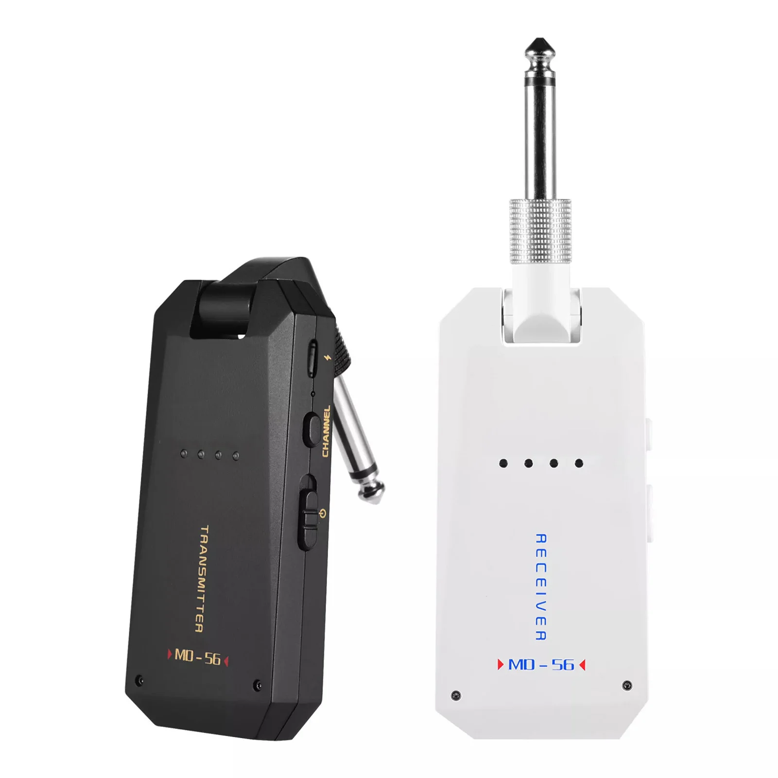 5.8G نظام الغيتار اللاسلكي قابلة للشحن جهاز إرسال سمعي واستقبال ISM الفرقة للكهرباء باس القيثارات مكبر للصوت نوع C Inte