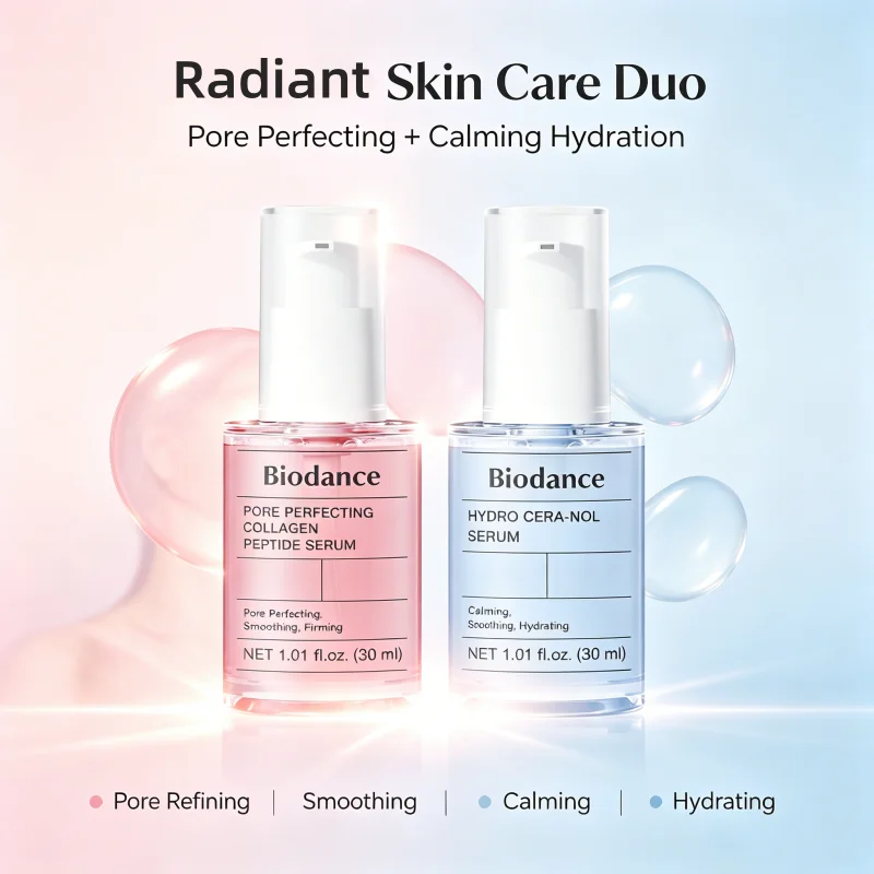 Suero de Colágeno y Péptidos BIODANCE, Suero Hydro Cera-nol, Suero Facial Minimizador de Poros y Antienvejecimiento para Mujeres, 30 ml