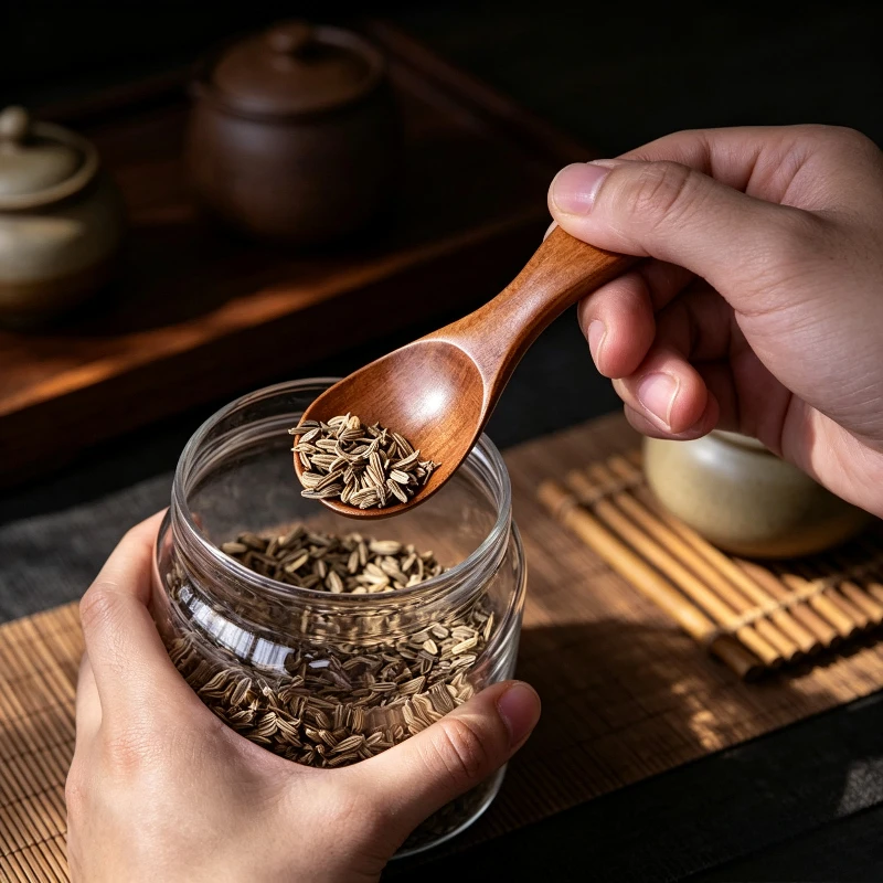Coffee Tea Sugar Canister Set - Çocuklar İçin Mini Ahşap Kaşık Şeker