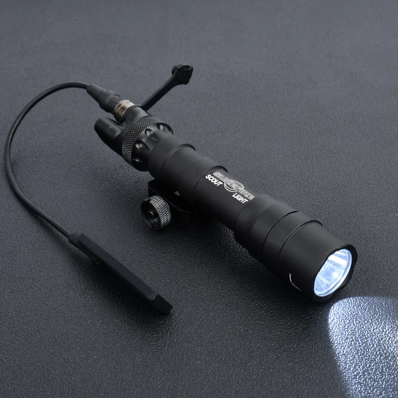 Surefir Airsoft Tactical M600 M600DF Flashlight 1400lumens Weapon Flashlight High Power Hunting Rifle Fit 20mm Picatinny Rail