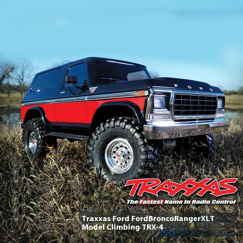 Traxxas Ford Bronco Ranger Xlt Remote Control Model Climbing Car Rx-4 82046-4 Outdoor Adult Rc Model Toy Car