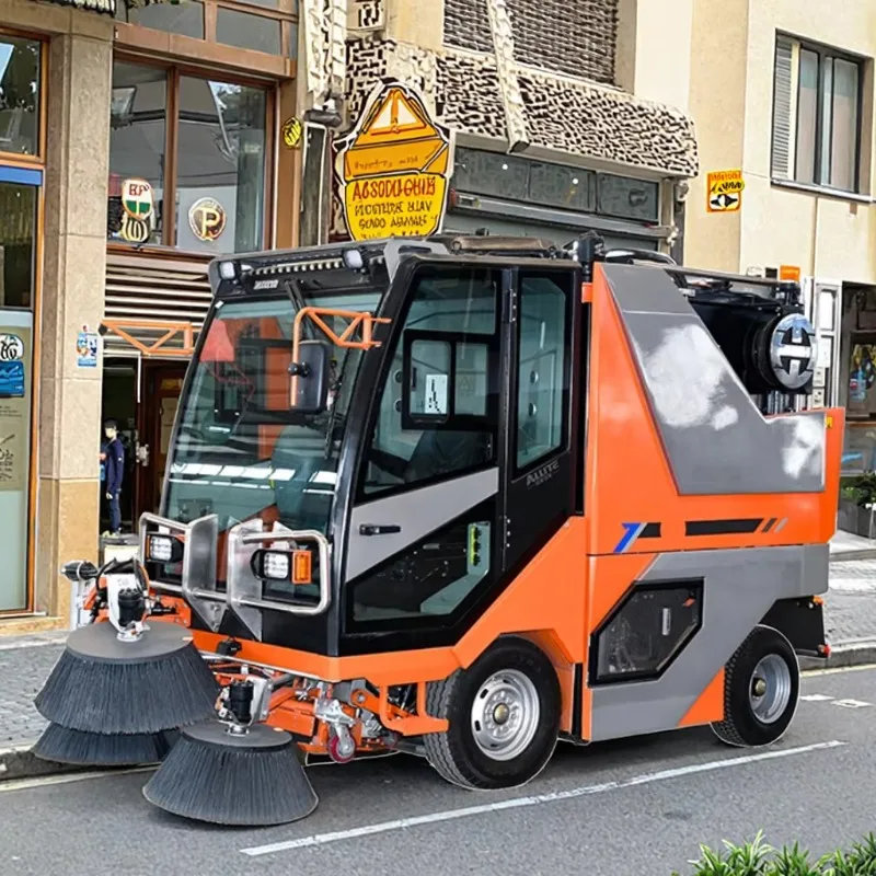 الجملة التلقائي مكنسة أرضية الشارع الصناعية مع ركوب مصنع نظافة آلة كنس الطريق عالية الكفاءة