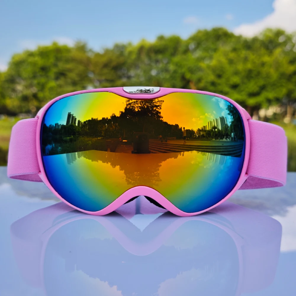 

Детские защитные очки для сноуборда, линзы HD, ветрозащитные, дышащие, пылезащитные, подходят для повседневного катания на лыжах, снегохода