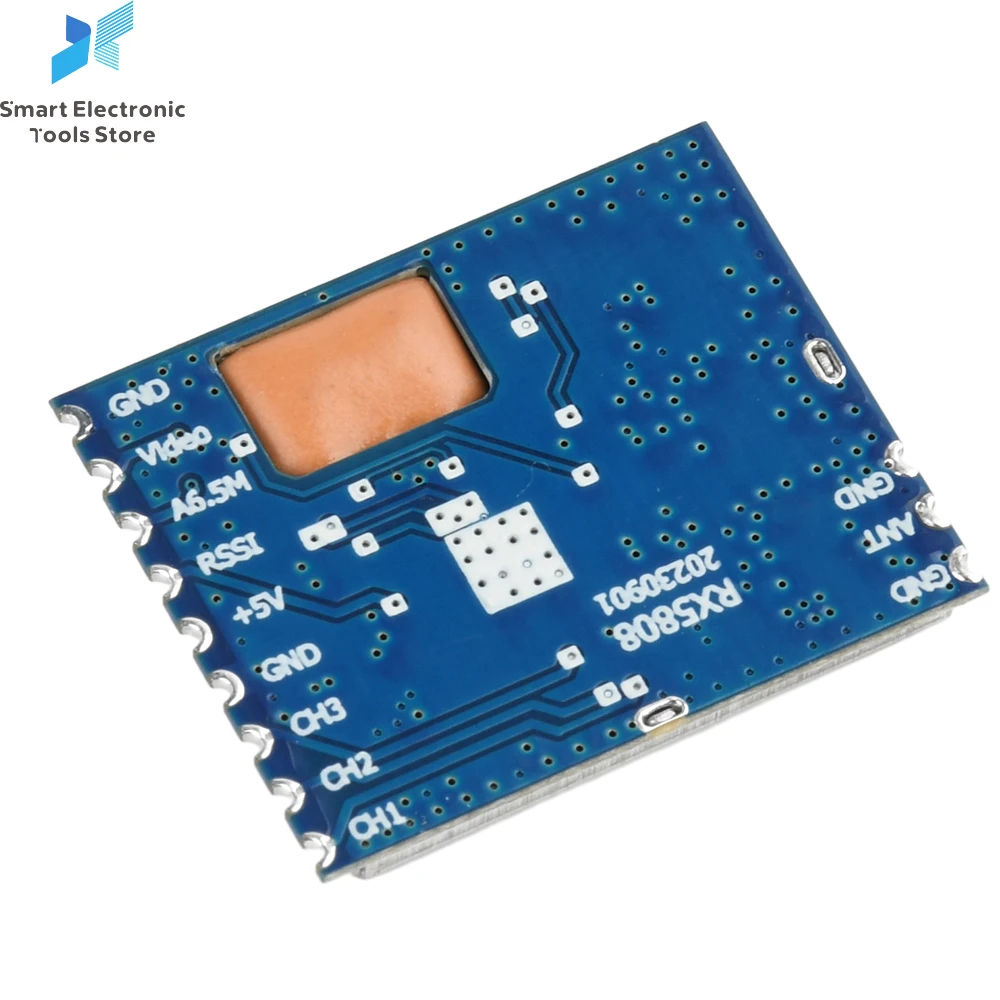 RX5808 5.8G Wireless Audio Video Receiving Module FPV SPI Control Receiving Module 5725-5865MHz 8 Channel for Arduino