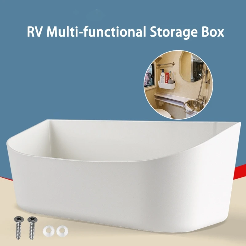 

D0UC Сверхмощный ящик для хранения HIPS Многофункциональный ящик для настенного или плоского крепления Безопасный в небольших