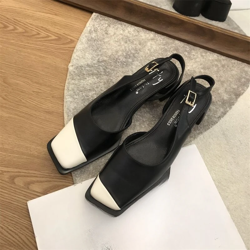 Summer New Style Fashionable Comfortable Casual Pointed Toe Shoes White High Heels Stiletto Heel Rhinestone Toe Sandals Woman