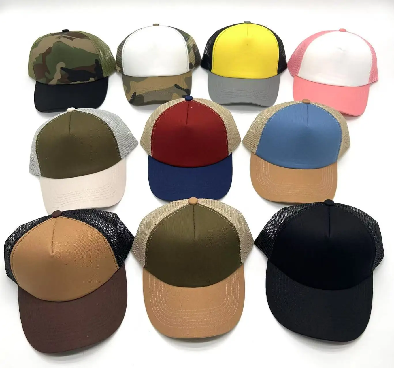 Customize Printing Logo Advertising Trucker Cap Unisex Mesh Caps Summer Adjustable Foam Trucker Hat