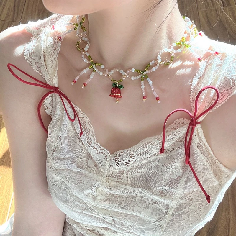 ملابس علوية قصيرة مثيرة من الدانتيل لعام 2025 موضة جديدة كورية صيفية كاميس تونك شرابة بدون ظهر Y2k سترة على شكل فيونكة ملابس نسائية #3