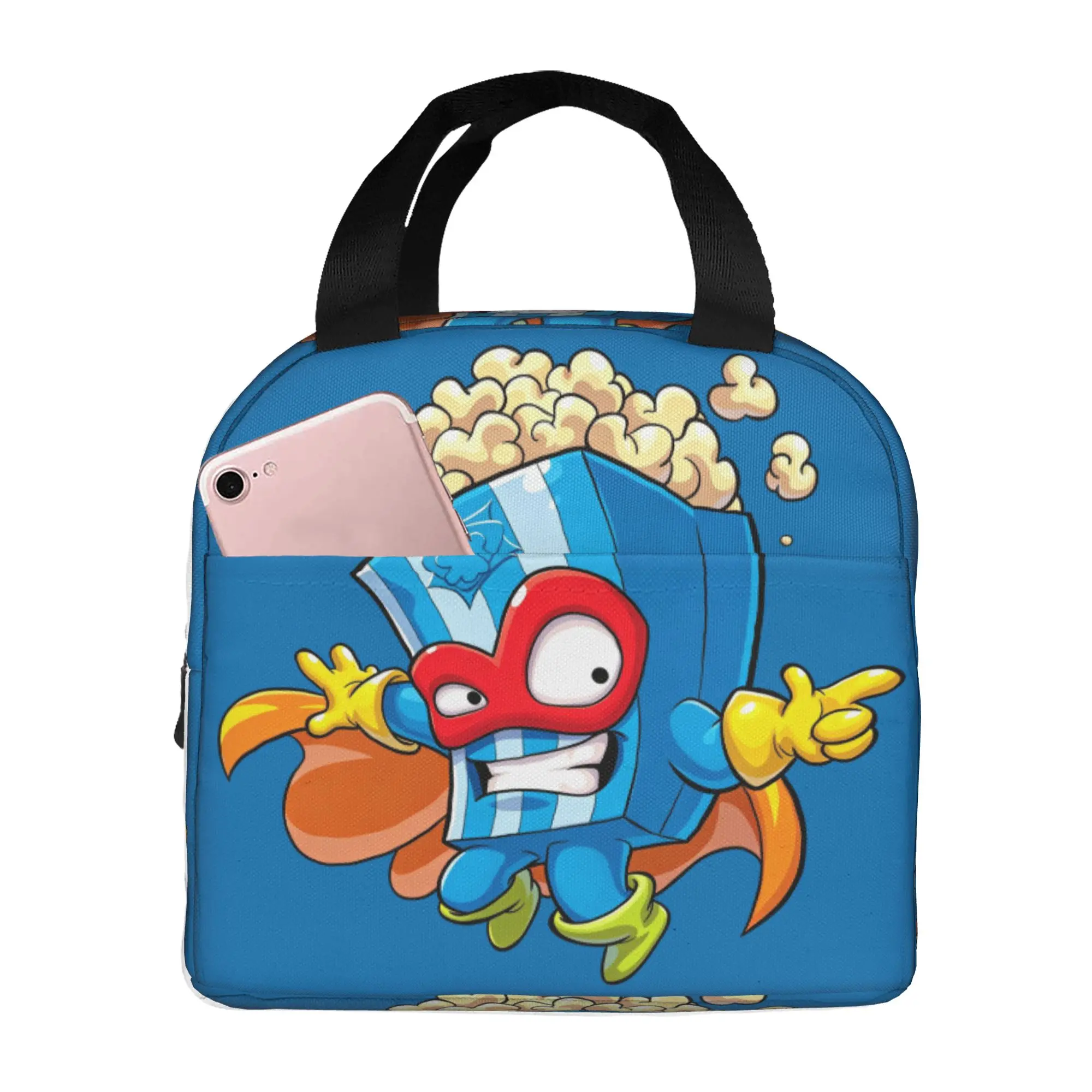 Supers Zingses Lunch Bag Men Women Video Games Adventure Warm Cooler Insulated Lunch Boxes for Adult Office