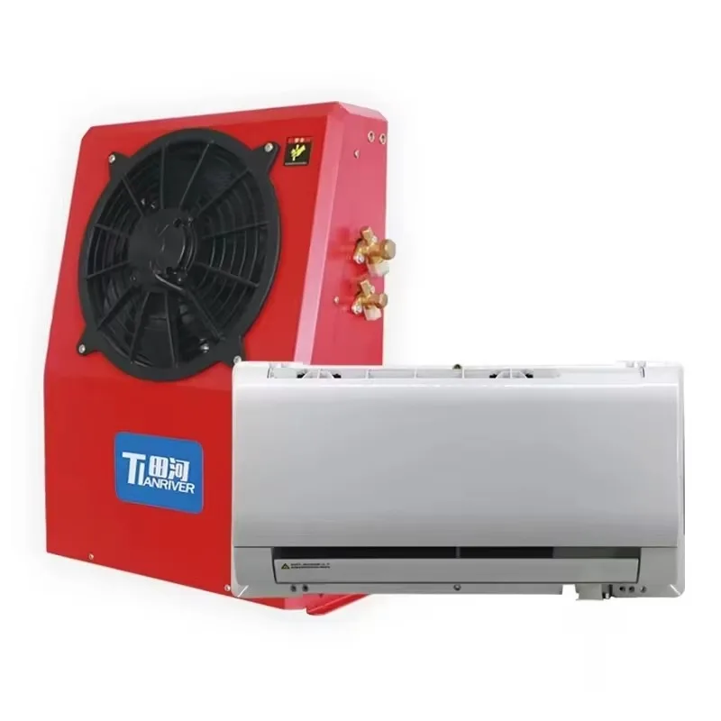 

12 В разделенный электрический мини-кондиционер для парковки, охлаждение кабины для автомобилей, грузовиков и фургонов, 24 В, автоматический парковочный кондиционер