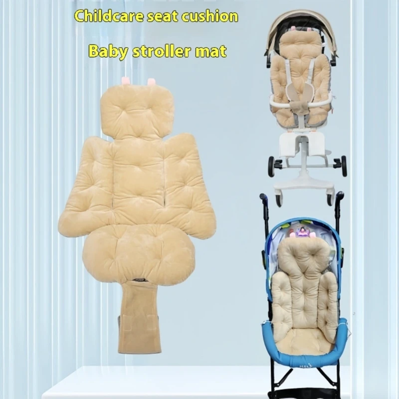 J15U ベビーカーの取り外し可能なデザインのための軽量ポリエステルベビーカー カート シート パッド