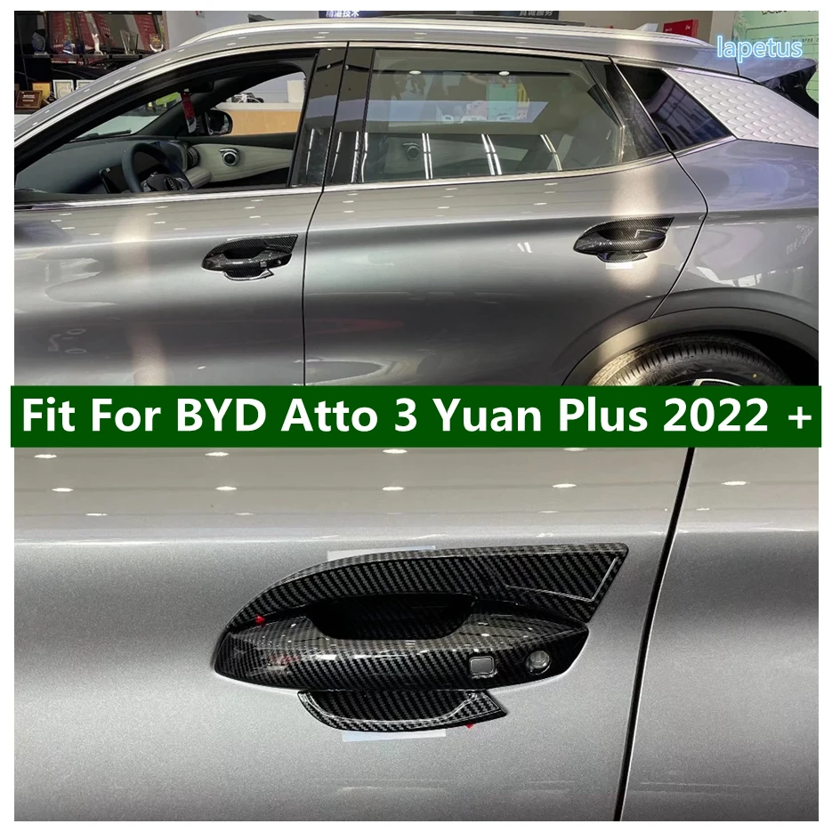 

Outside Door Handle Clasing Bowl Decor Frame Cover Trim Fit For BYD Atto 3 Yuan Plus 2022 2023 2024 Auto Accessories