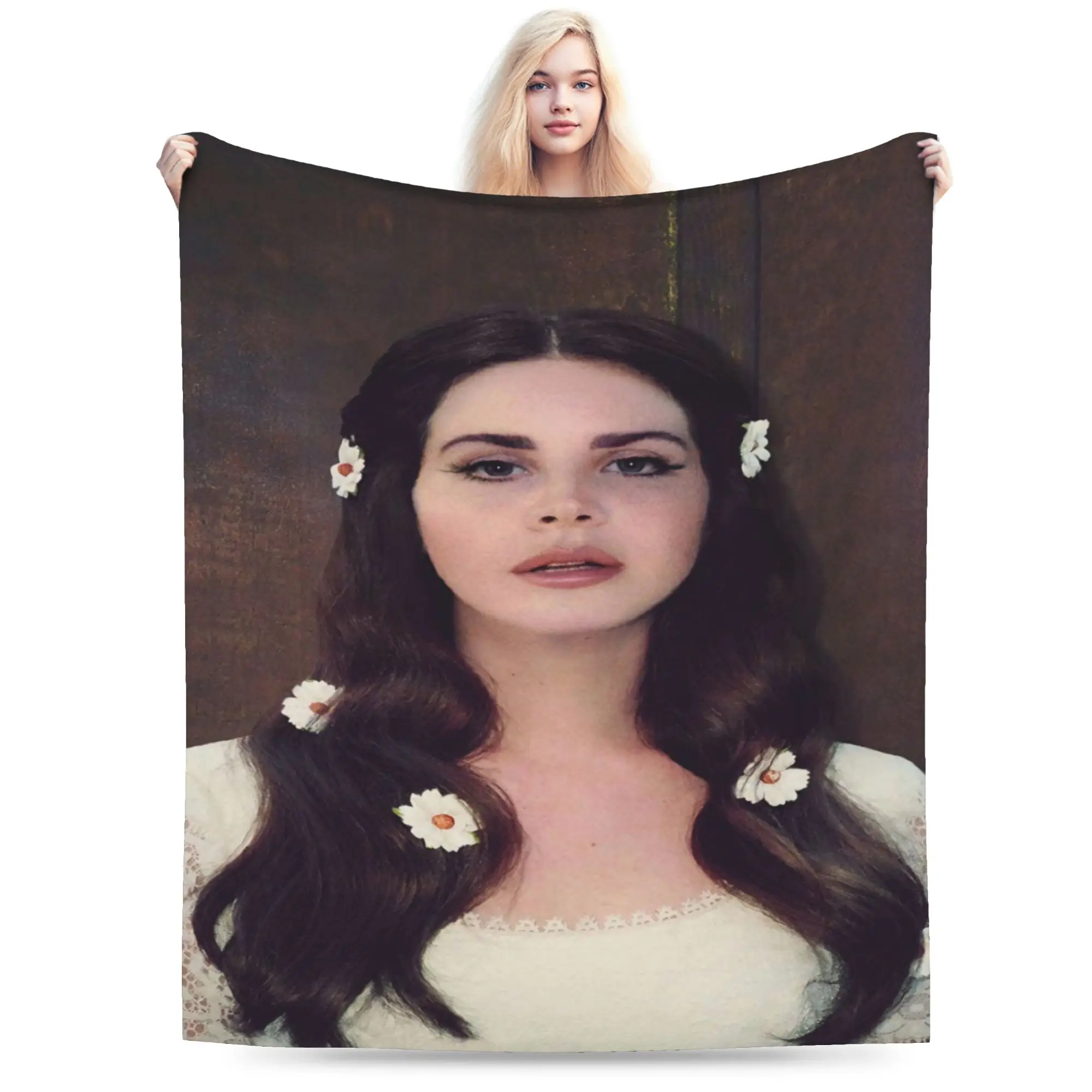Lana Del Rey Blankets  Super Soft Pattern Plush Bedding Throws For Bedroom Travel Flannel Bedspread Bed Cover