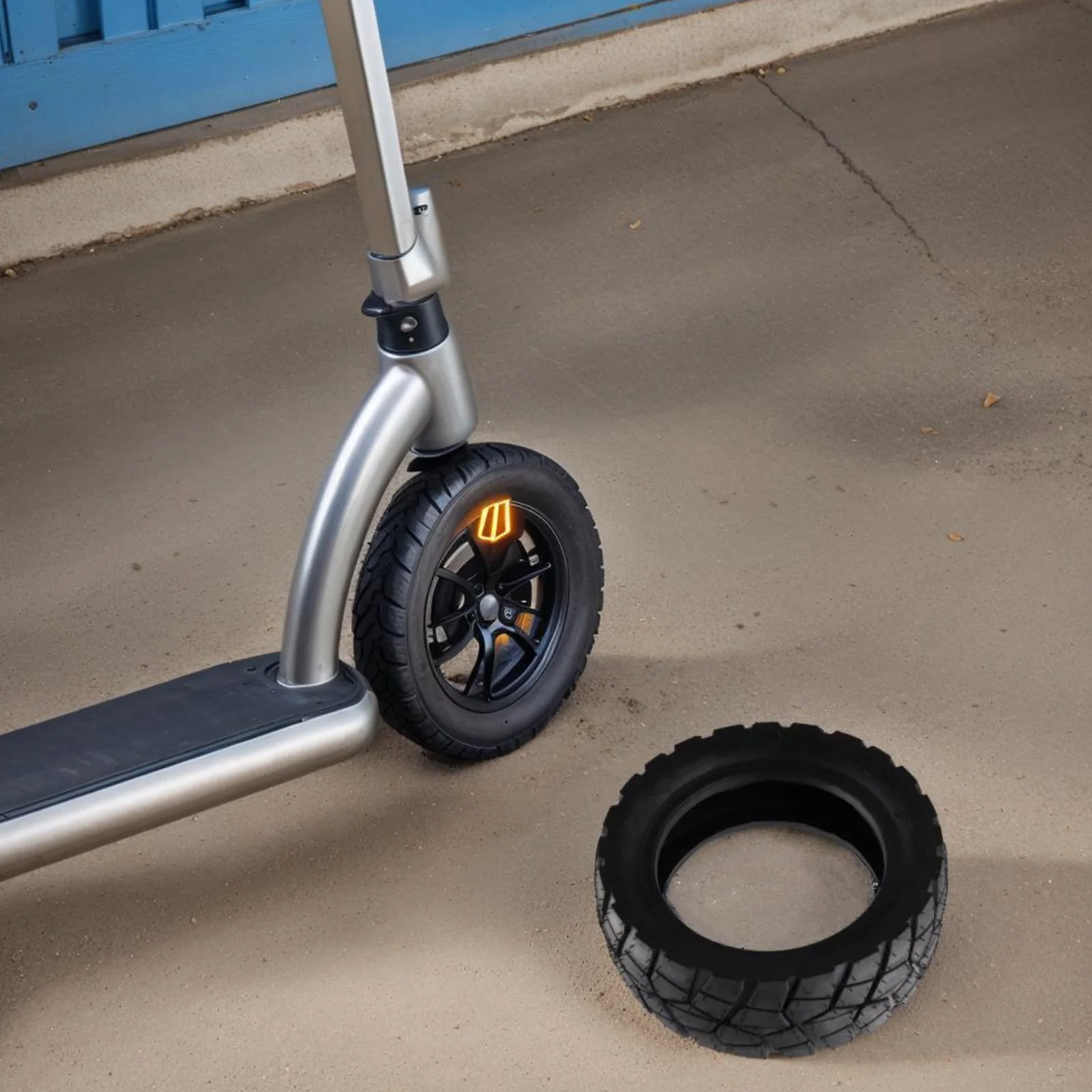 A well designed vacuum tire tailored to fit most For Electric scooters; lightweight build ensures easy installation