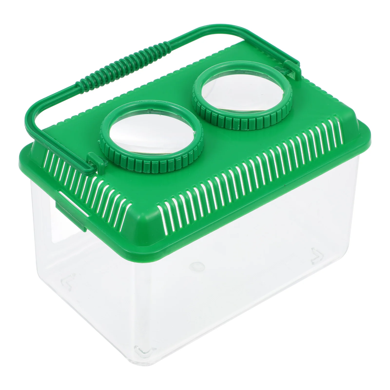 

Insect Observation Box Outdoor Bug Observe Case Cage Magnifier Container Portable Goldfish Jar Magnifying Plastic Transparent