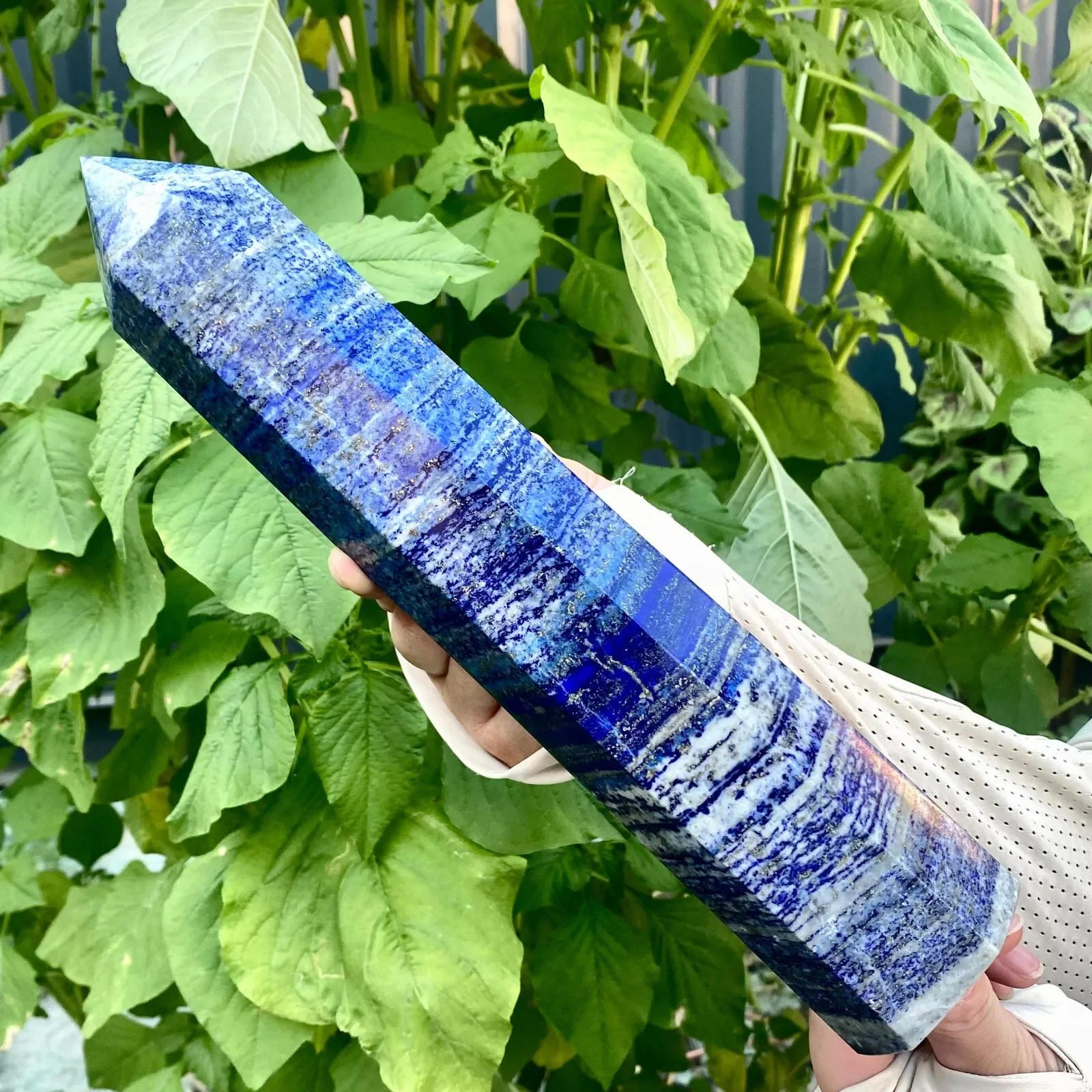 

Natural Formed!Lapis Lazuli Obelisk, Quartz Crystal Blue Mineral Column, Mineral, Reiki, Healing Tower Column