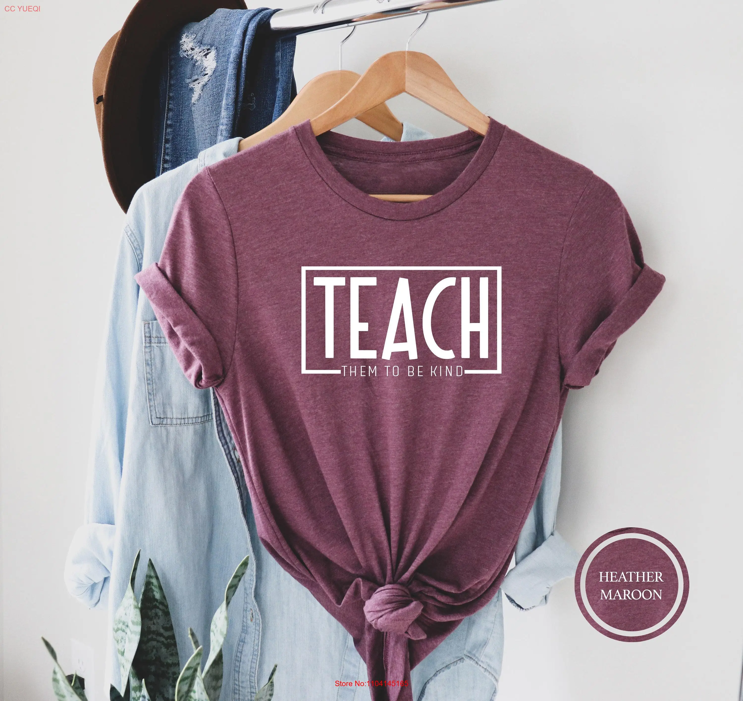 

Футболка Teach Them To Be Kind Back School Teacher Kindness Appreciation с длинными или короткими рукавами