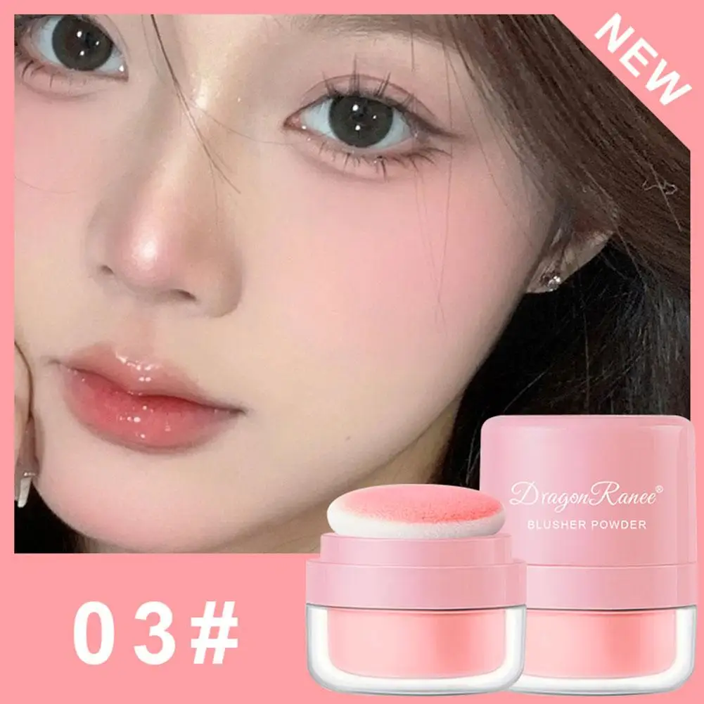 Dragon Ranee Cheek Rouge Face Bright Powder Blusher Palette Tint Contour Blusher Long-Lasting Face Cosmetics Makeup Easy To Use