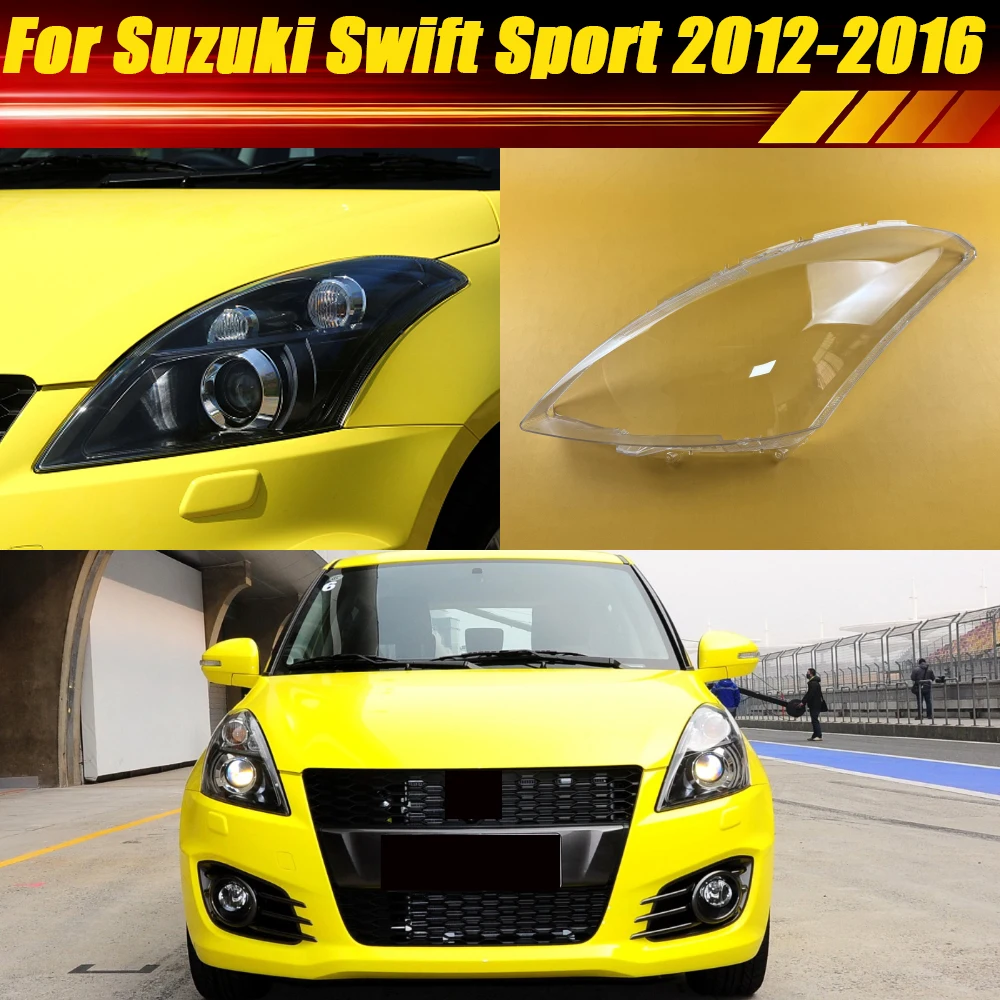 

Для Suzuki Swift Sport 2012-2016: Крышка фары, корпус фары, абажур, линза фары, плексиглас, замена оригинального плафона