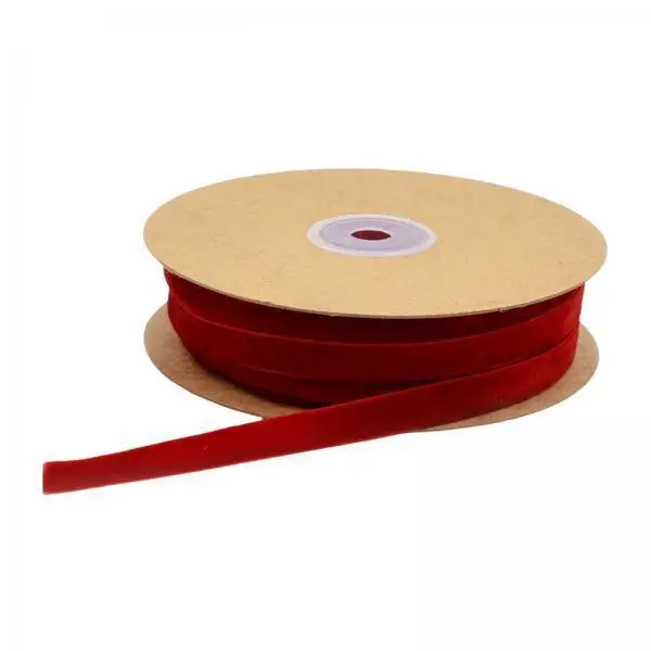 Velvet Ribbon Decorative Satin Roll Luxury Nylon Ribbon for Card Invitations Gift Box Ties and Party Crafts