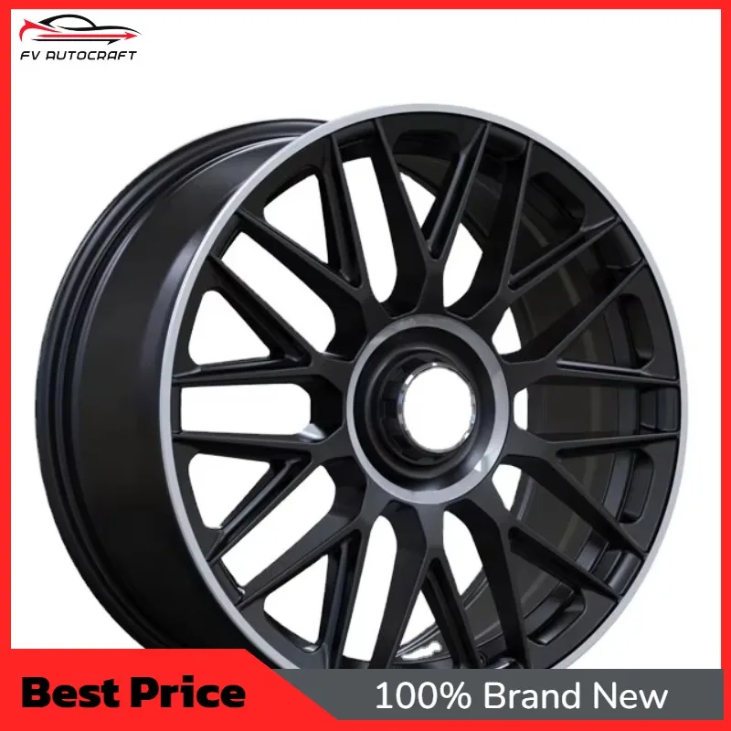 【2026】2024 CF Forged New 18-20 Inch 5x112 Aluminum Alloy Wheels-Black Finish 25mm Multi Spoke Design Customizable Color 3-Year