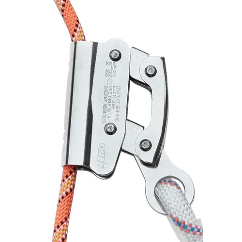 Imagen 2 del producto Agarre al aire libre que funciona en altura, agarre de aparejo de seguridad para dispositivos de aseguramiento de cuerda de 8-20mm, equipo de protección anticaída automático, supervivencia