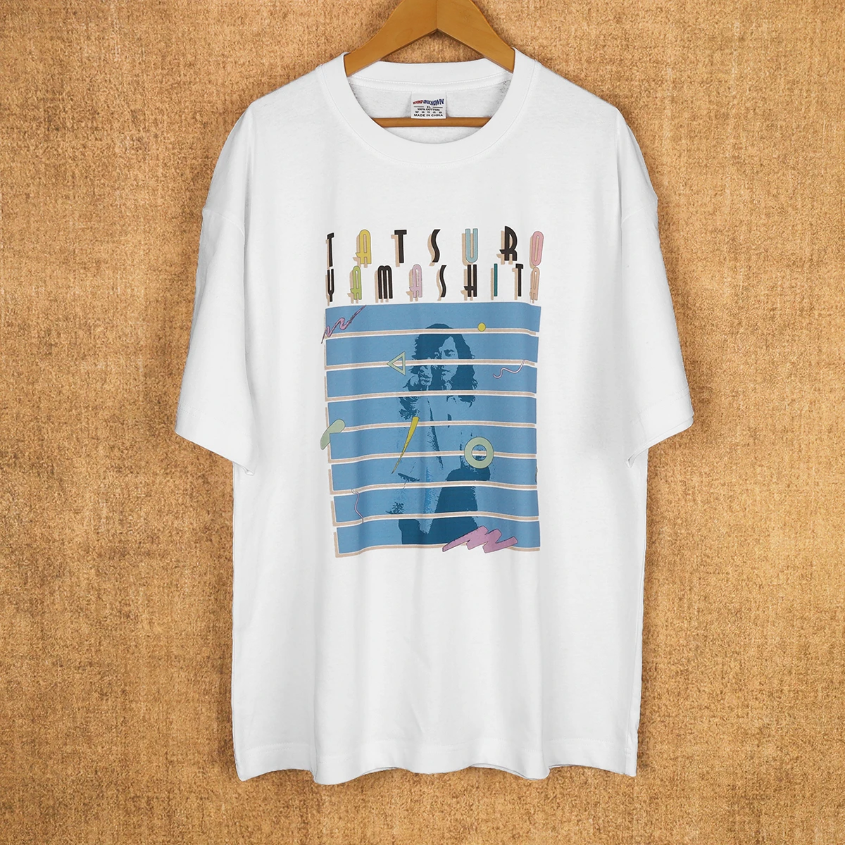 Tatsuro Yamashita T-Shirt City Pop Ride On Time Mariya Takeuchi Vaporwave Cotton Men's Clothing Short Sleeve Top Print Tee Shirt