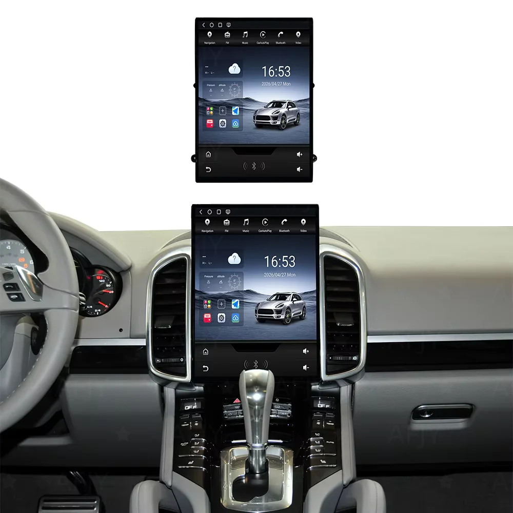 12.1 Inch Carplay Android 14 For Porsche Cayenne 2010 2011-2017 Car GPS Navigation Multimedia Player Head Unit Car Radio Media
