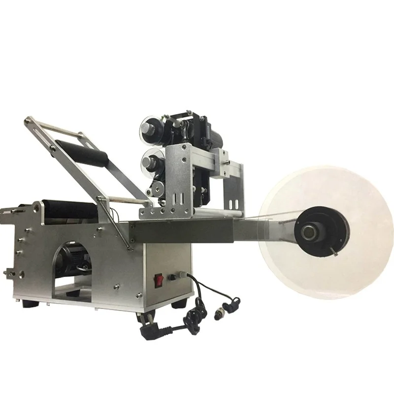 

Manual Labeling Machine For Round Glass PET Bottles Without Printers Labeling Machines