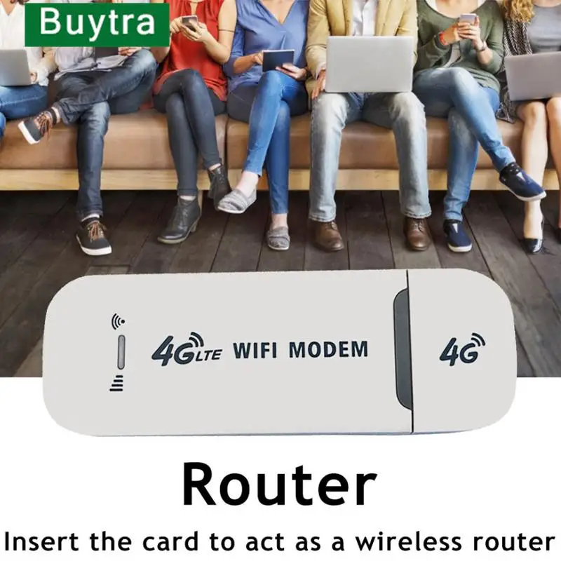 4G LTE Wireless USB Dongle Mobile Broadband 150Mbps Modem Stick Sim Card Wireless Router USB 150Mbps Modem Stick for Home Office