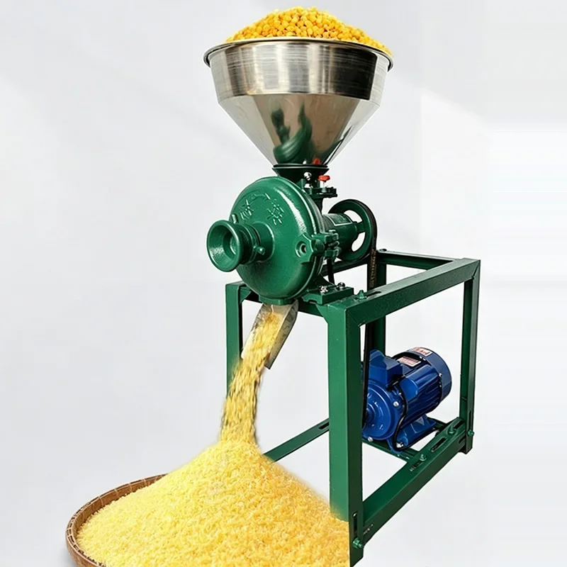 4KW Vertical Pulping Machine, Automatic Stone-Mill Rice Noodle Press, Commercial Soy Milk Maker, Powder Grinder, Tofu Grinder