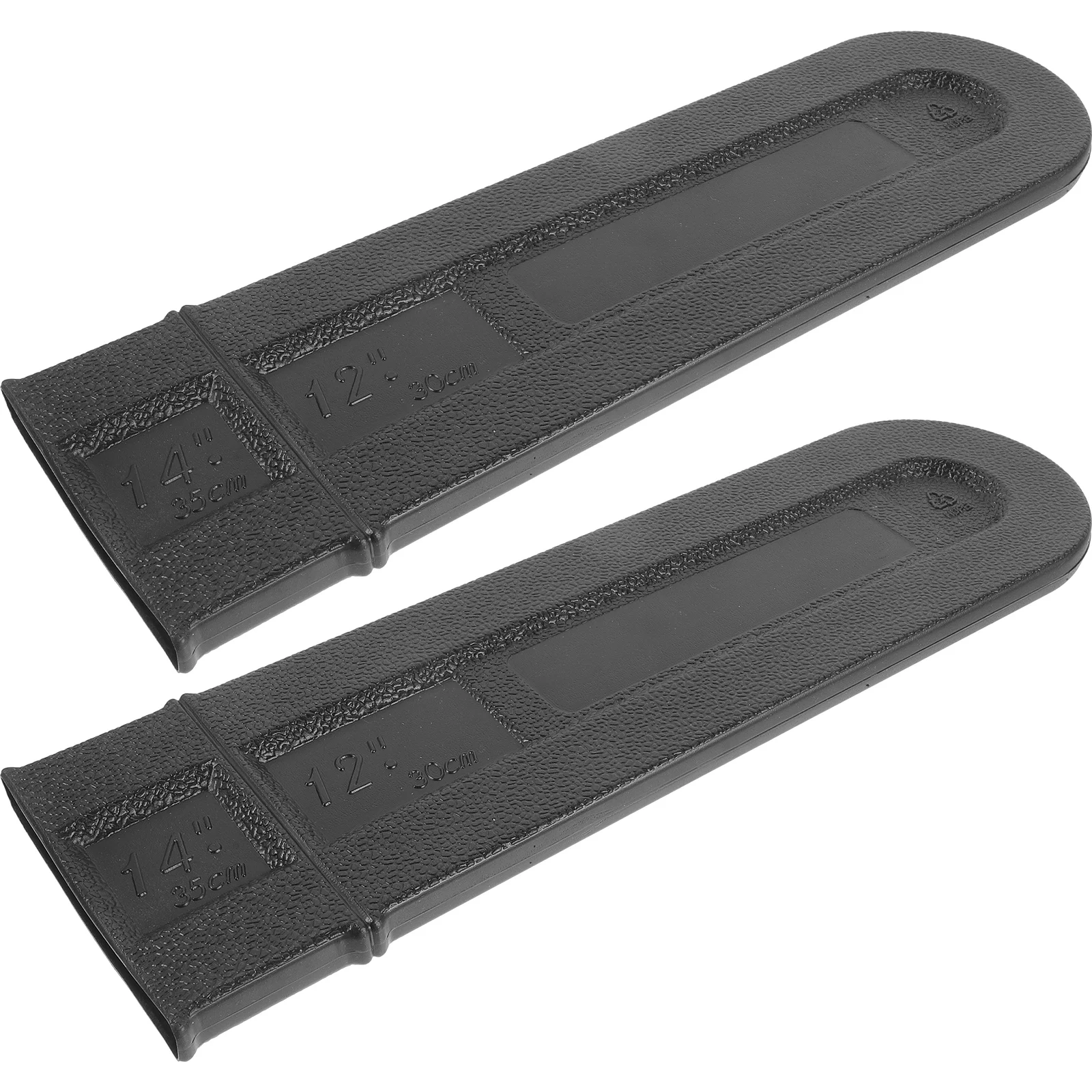 

2Pcs Chainsaw Bar Cover Electric Saw Guide Plate Protector Durable Case Black 14Inch AntiScratch Storage Travel Accessories