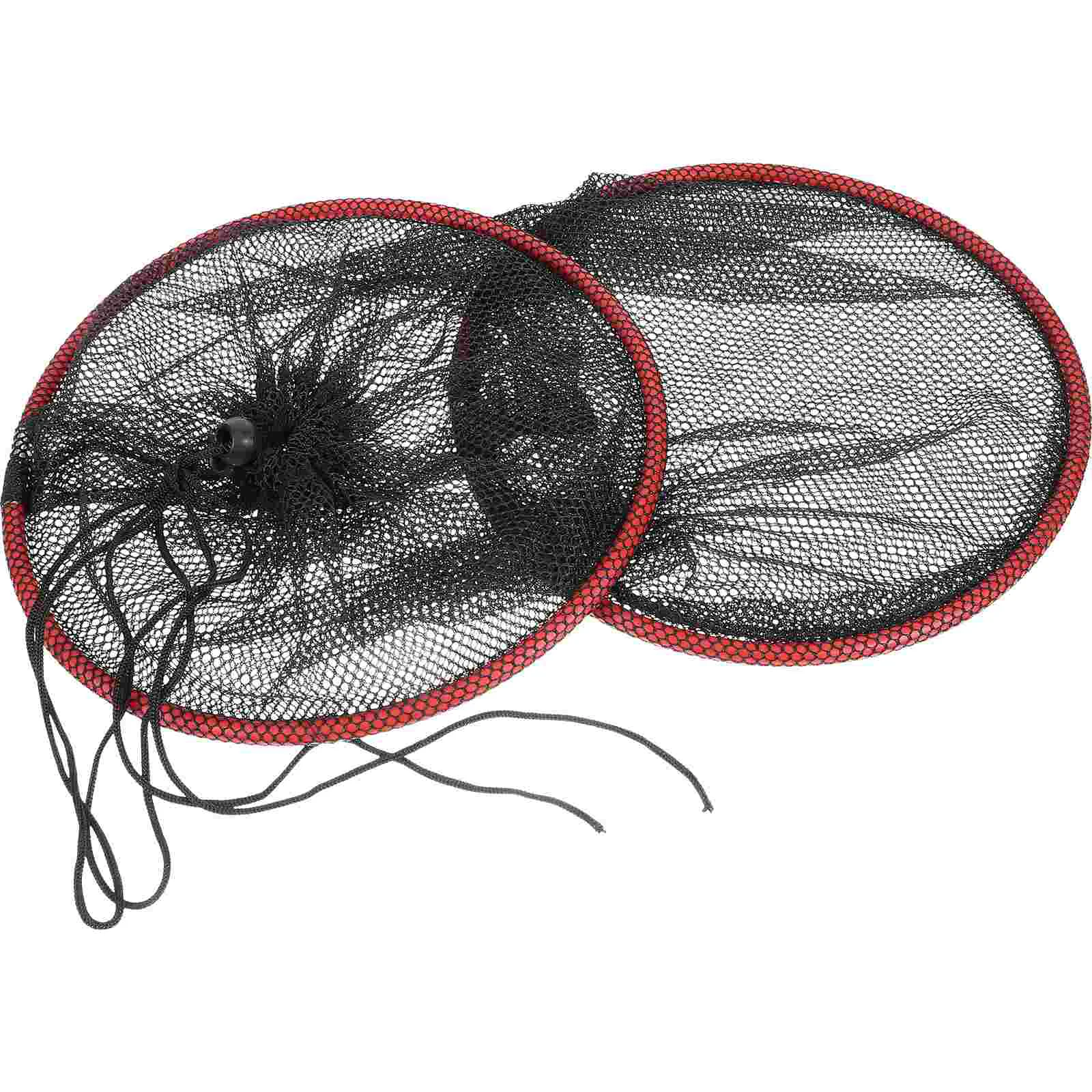 Crayfish Catcher Small Portable Foldable Fishing Net Fishnets Catching Mesh Guards Child Locating