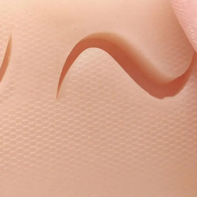 Medical Suture Training Pad Silicone Skin Model Reusable Wounds Suture Practice Tool for Nursing Education and Student Learning